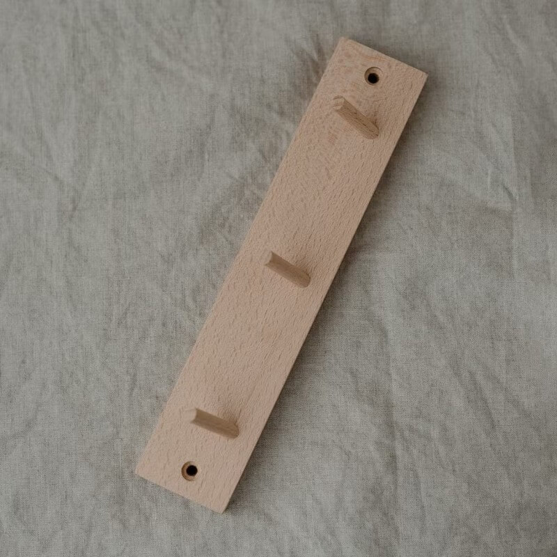 Barre à crochets avec porte carte 25 cm - Chambre - lalaome