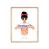 Affiche sexy girl - 18x24cm - Boutique - lalaome